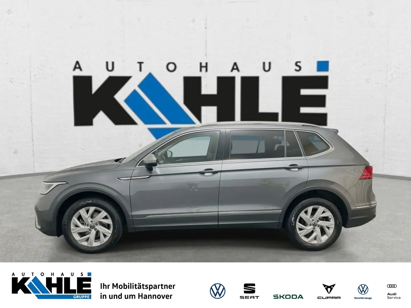 Volkswagen Tiguan Allspace 2.0 TDI Life Pano Black ACC AHK Grau - 1