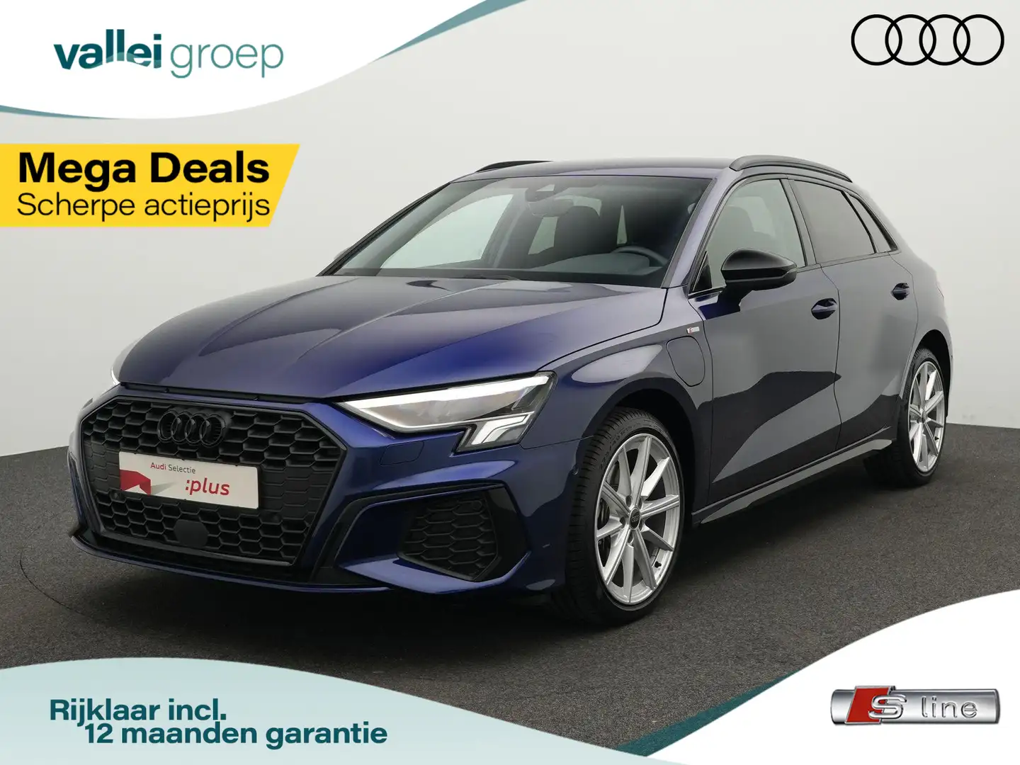 Audi A3 Sportback 40 TFSI e 204 pk S-tronic Advanced editi Blauw - 1