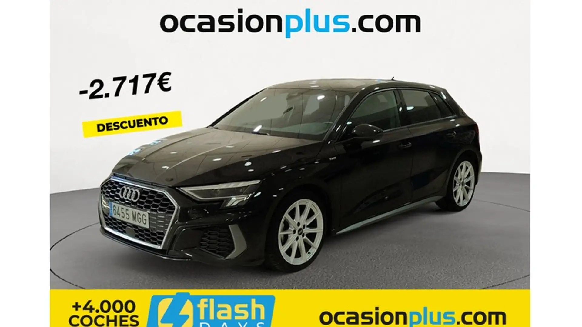 Audi A3 Sportback 35TDI S line S tronic Noir - 1