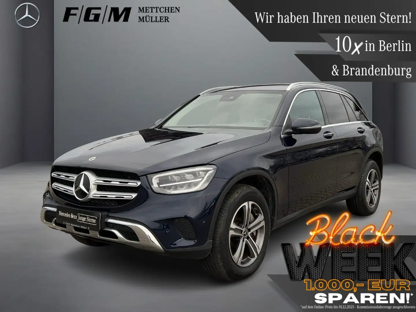 Mercedes-Benz GLC 300 e 4M KeyGo|TWA|AHK|Sitzhz|EASY-PACK Blau - 1