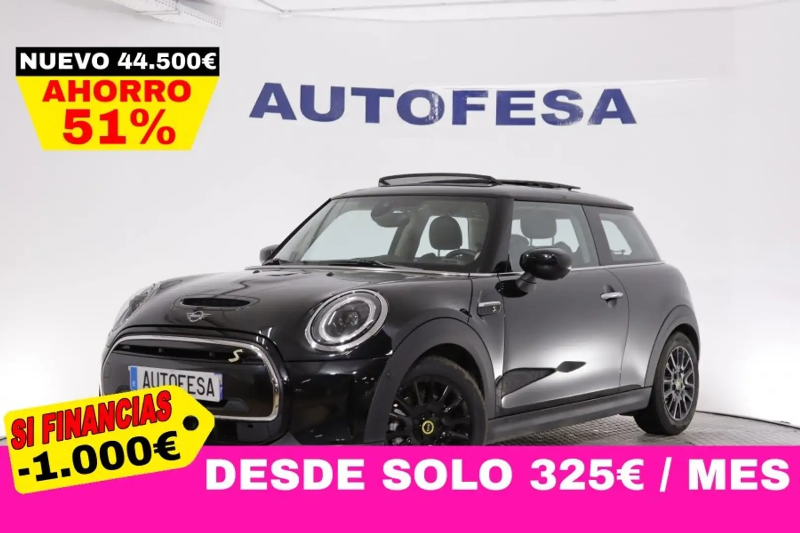 MINI Cooper S ELECTRICO AUTO 184cv 3P # IVA DEDUCIBLE,TECHO ELEC Černá - 1