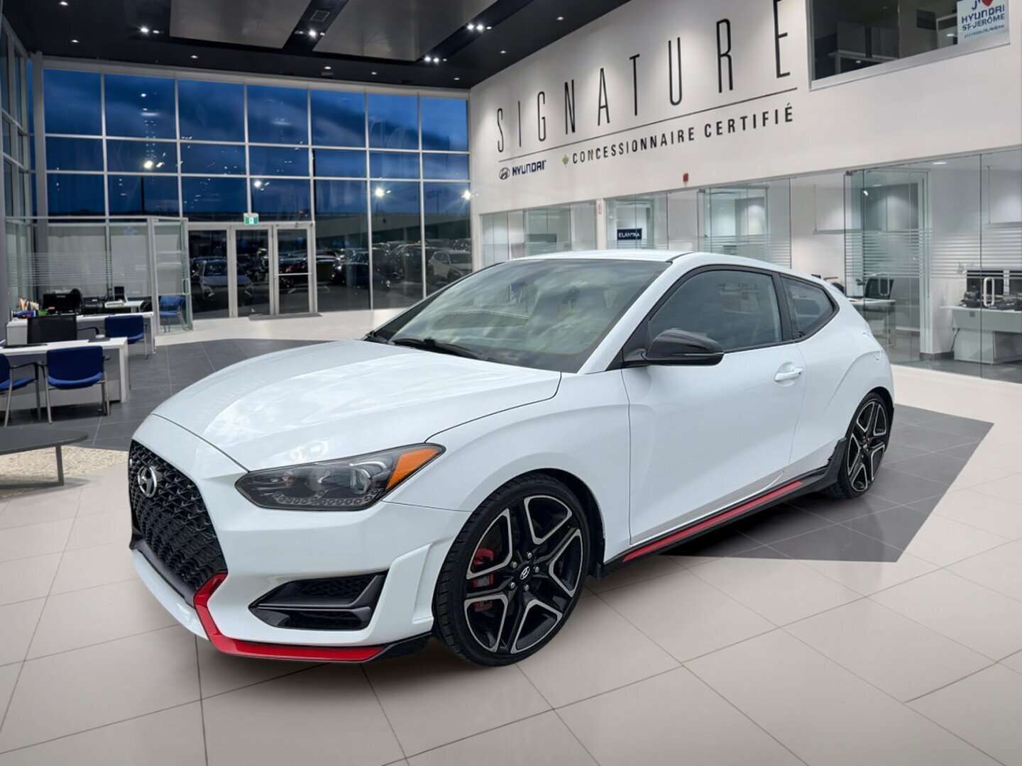 2022 Hyundai Veloster N 2.0L TURBO MANUELLE CUIR/TISSU, NAV +++