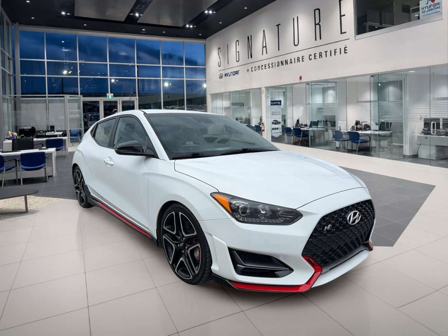 2022 Hyundai Veloster N 2.0L TURBO MANUELLE CUIR/TISSU, NAV +++ — снимка 3