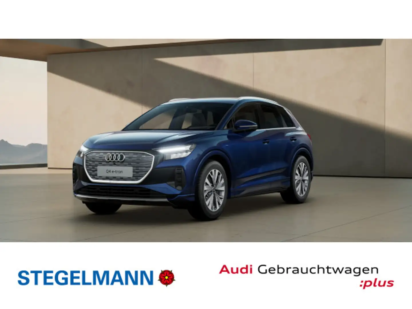 Audi 45 e-tron Blau - 1