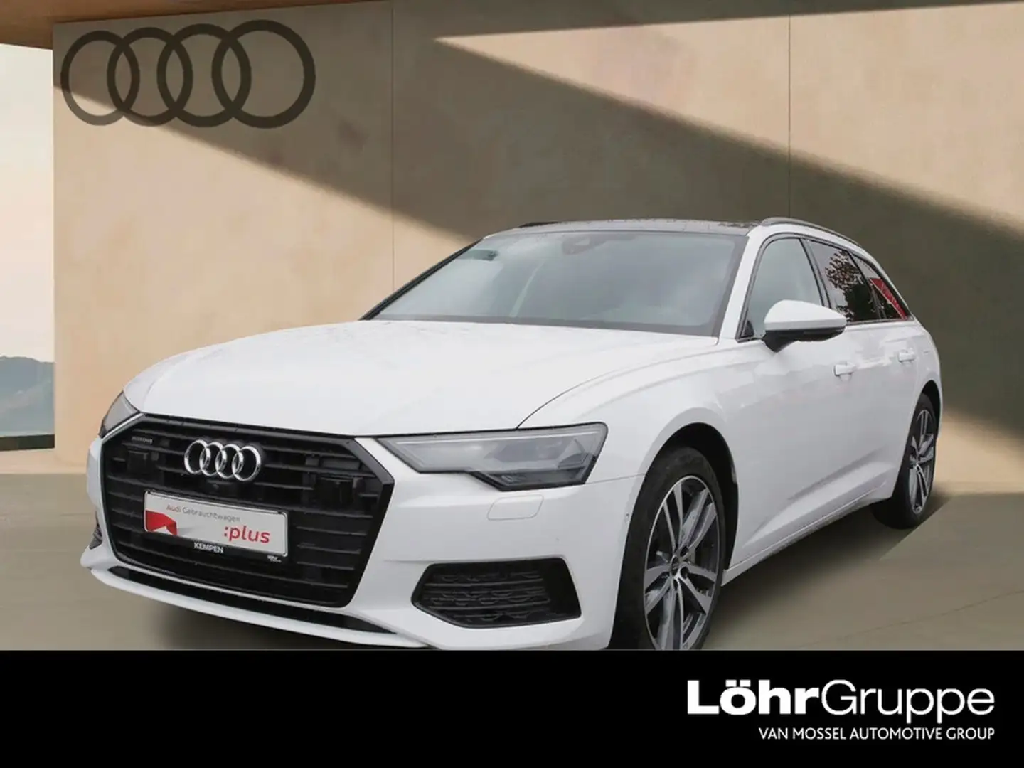 Audi A6 Avant 50 TFSI e quattro PANO AHK 360°Cam Navi+V... Weiß - 1