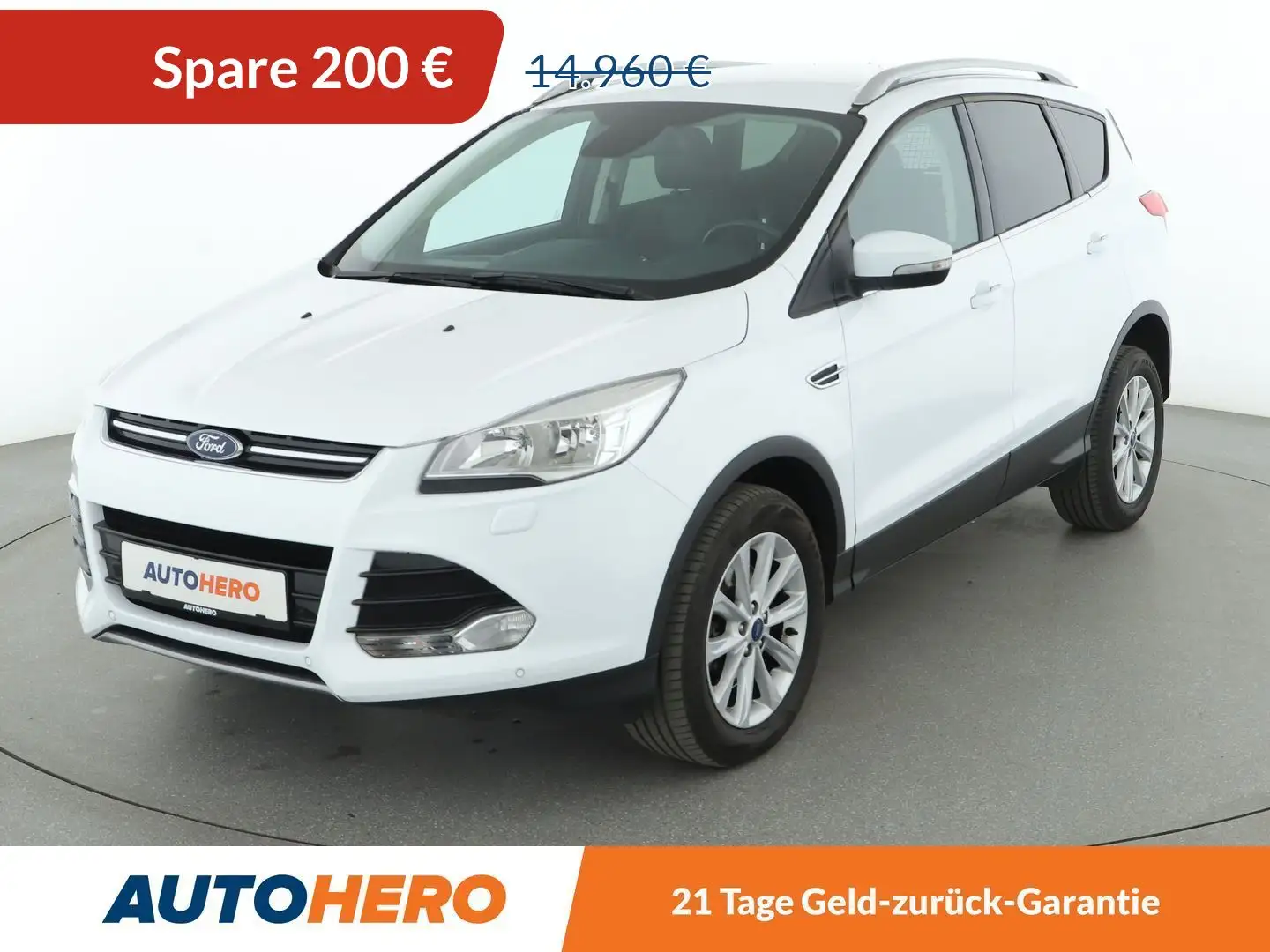 Ford Kuga 2.0 TDCi Titanium*NAVI*PDC*SHZ*TEMPO*KLIMA* Weiß - 1