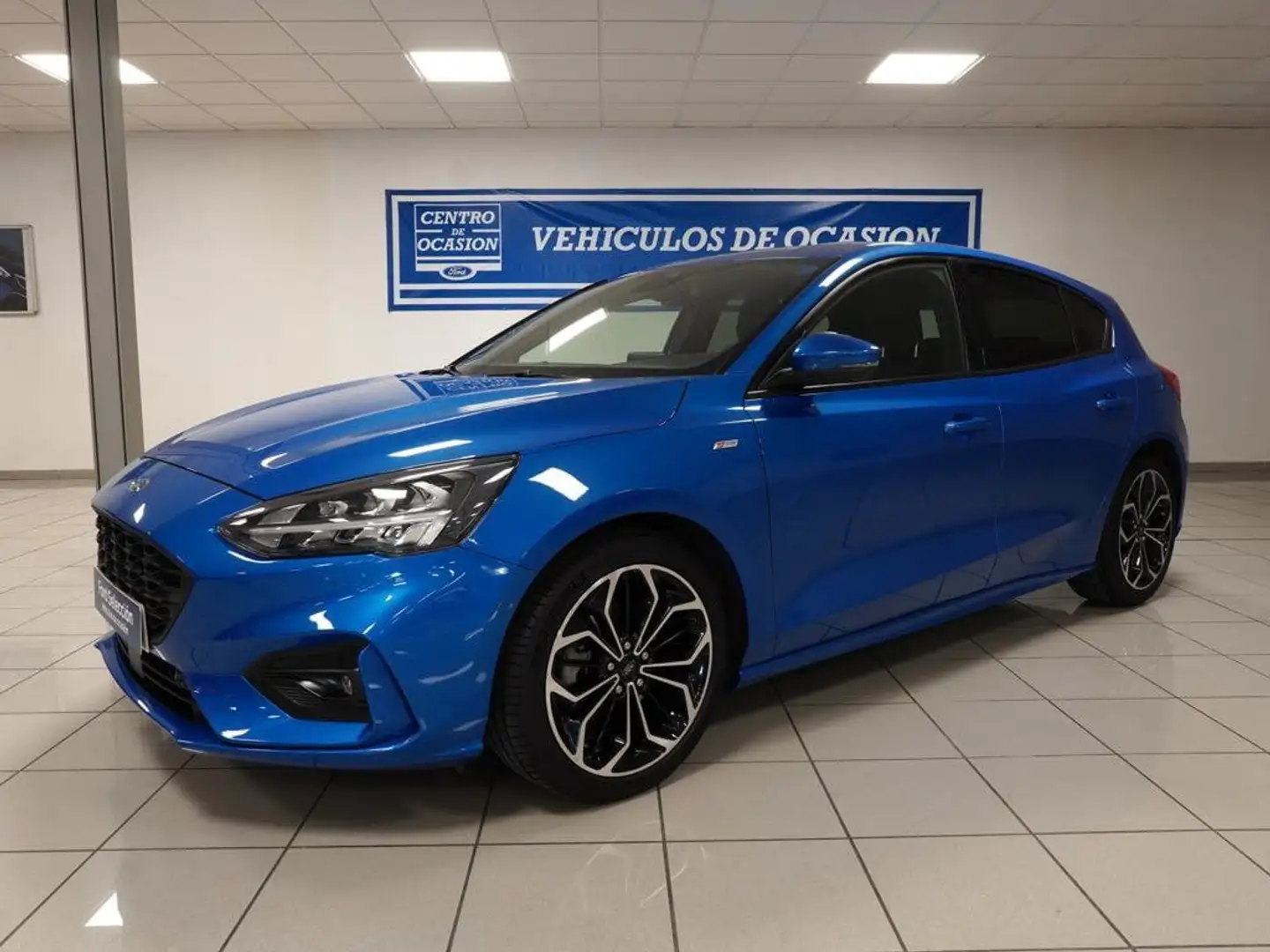 Ford Focus 1.0 Ecoboost MHEV ST-Line 125 Blauw - 1