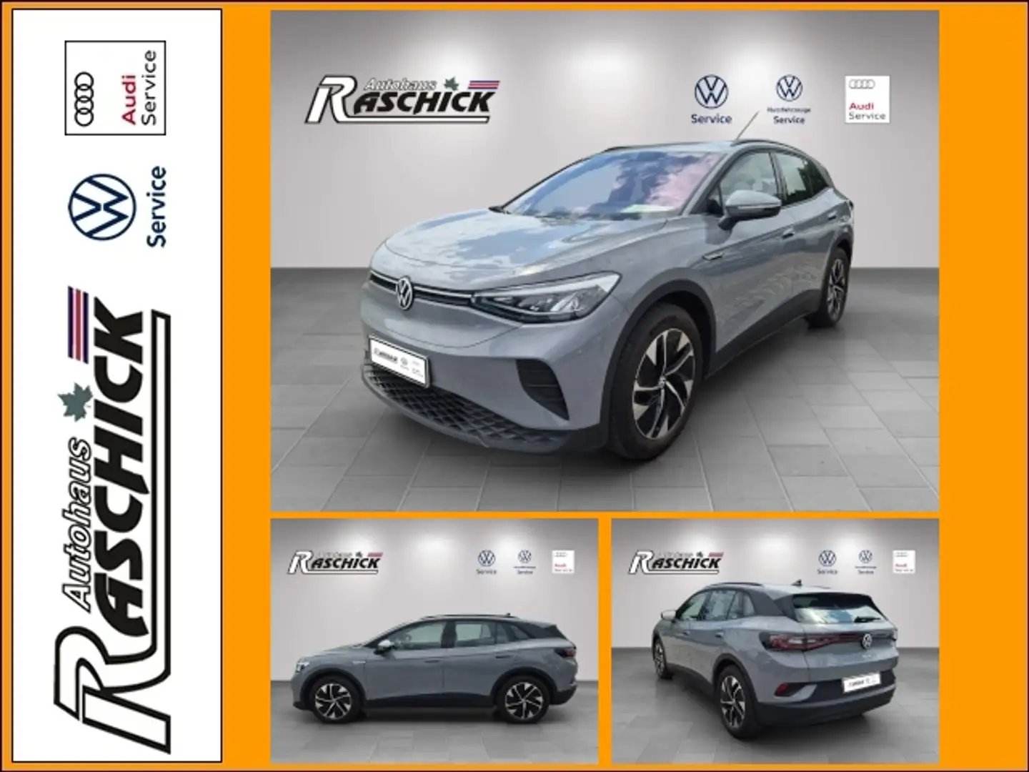 Volkswagen ID.4 Pro Performance Life AHK ACC Navi Wärmepumpe Grau - 1