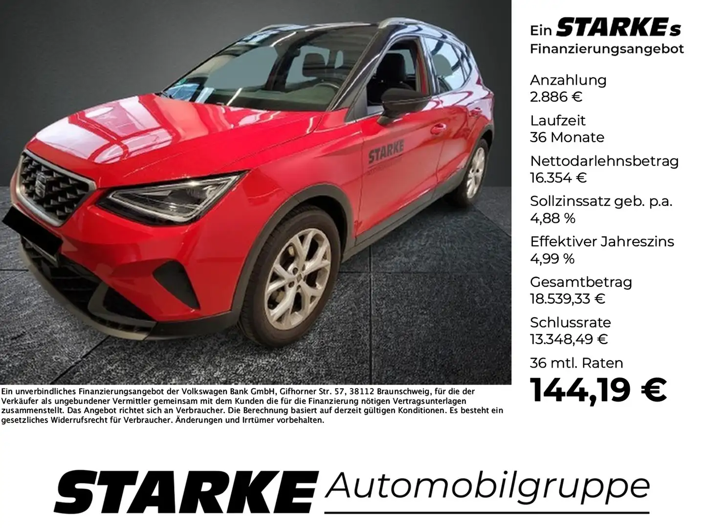 SEAT Arona 1.0TSI FR Rot - 1