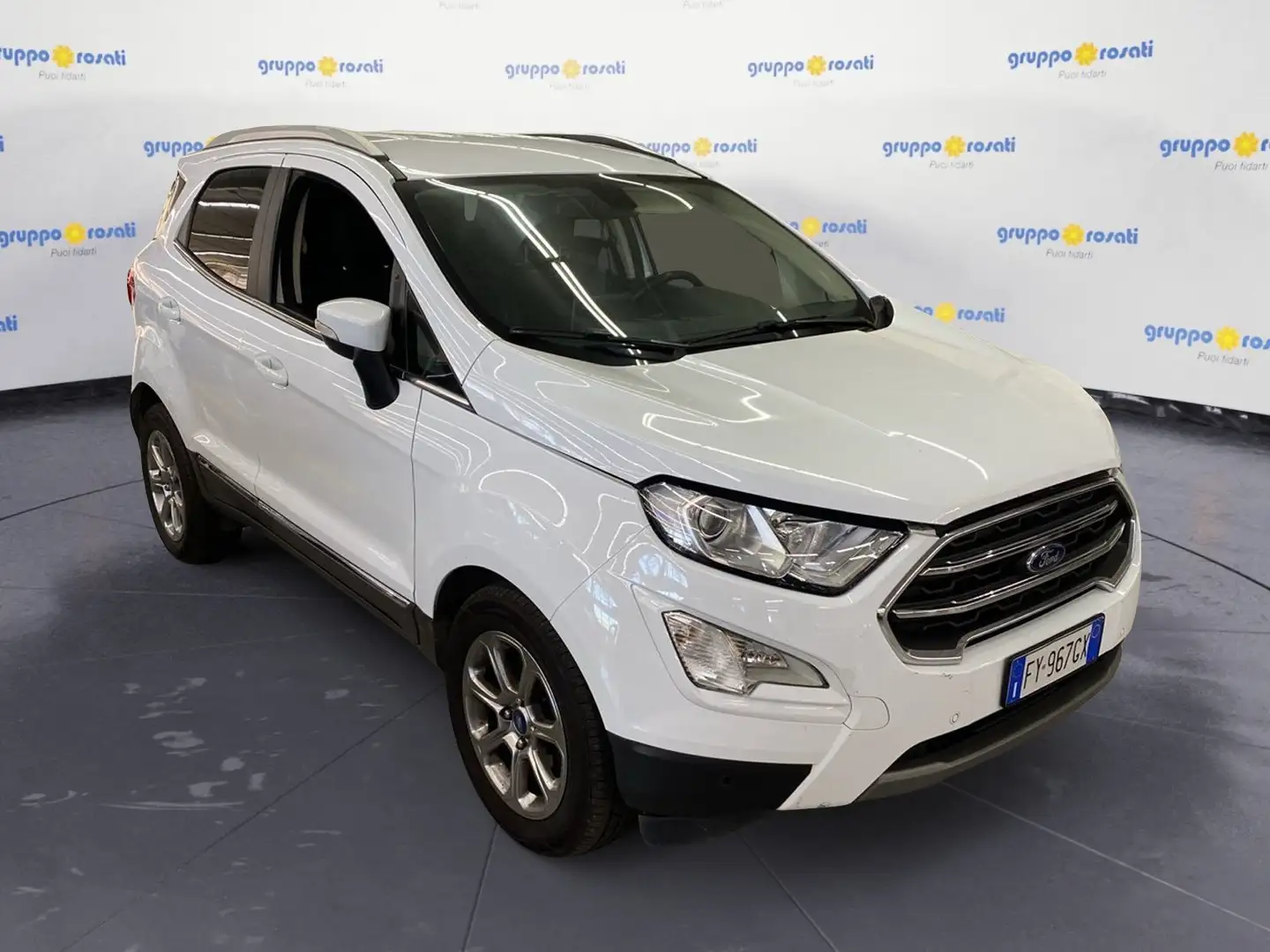 Ford EcoSport 2018 1.5 ecoblue Plus s&s 100cv my19 Blanc - 1