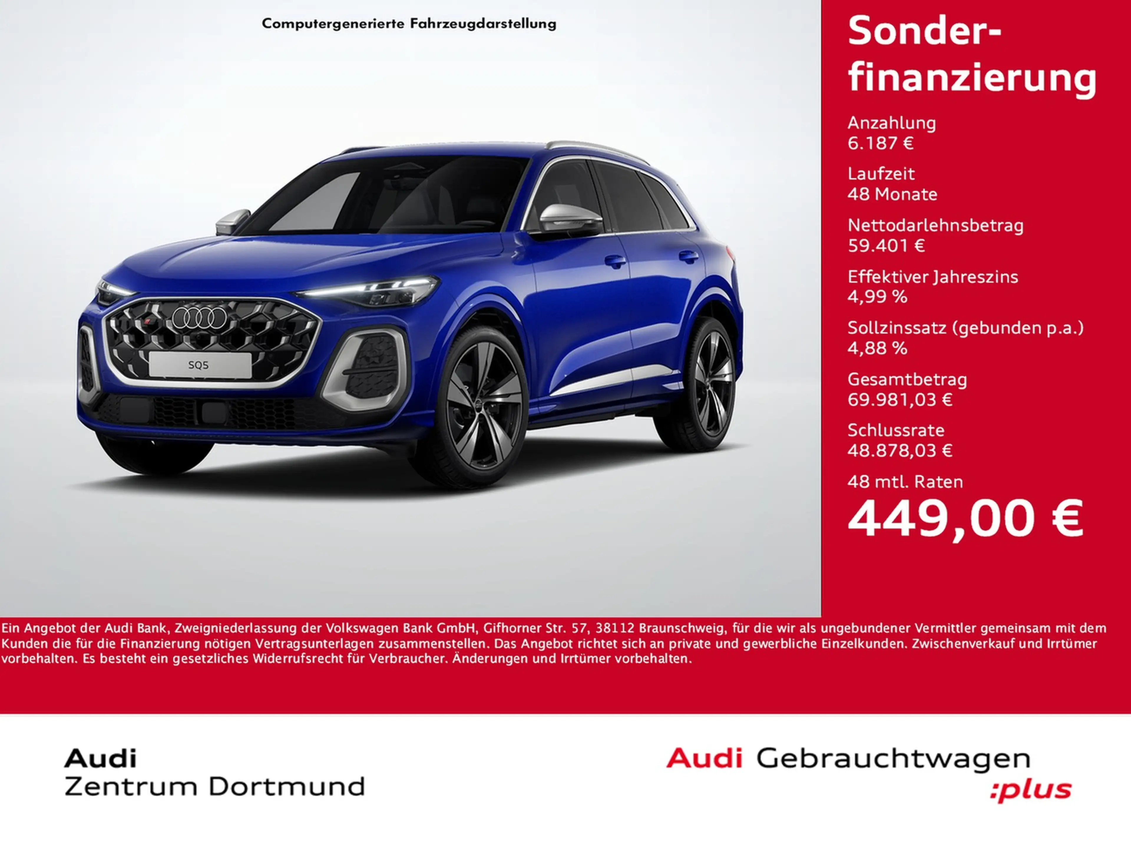 Audi SQ5 quattro B&O AHK 360°CAM ACC LM21 HEAD-UP — photo 2