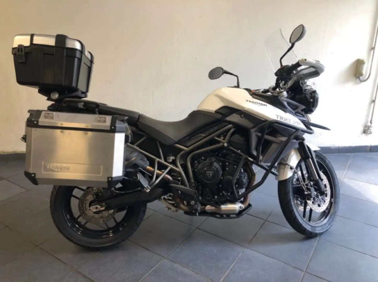 Triumph Tiger 800 ENDURO stradale Blanco - 1