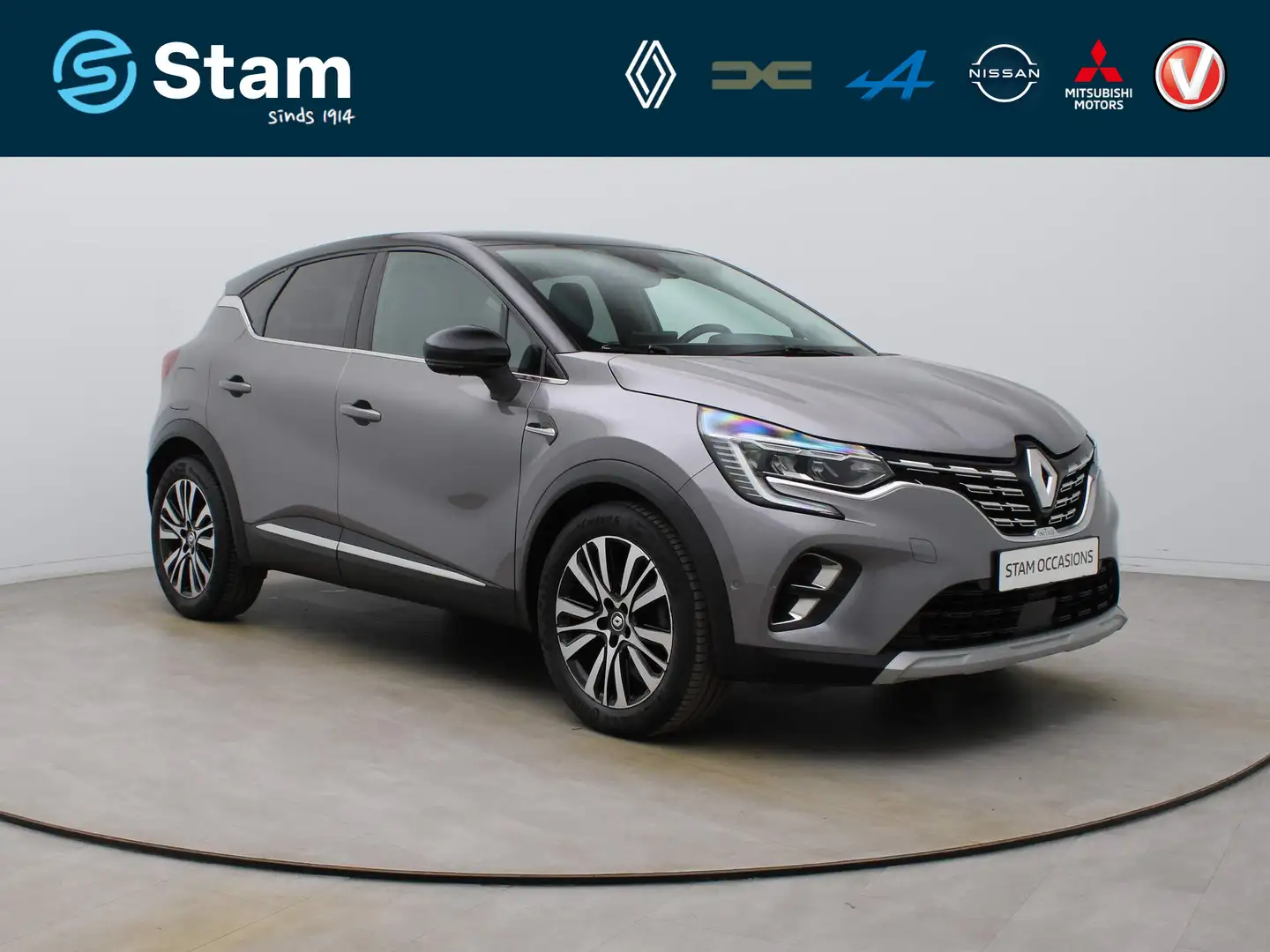 Renault Captur TCe 140pk Initiale Paris EDC/AUTOMAAT 360° Camera Grijs - 1