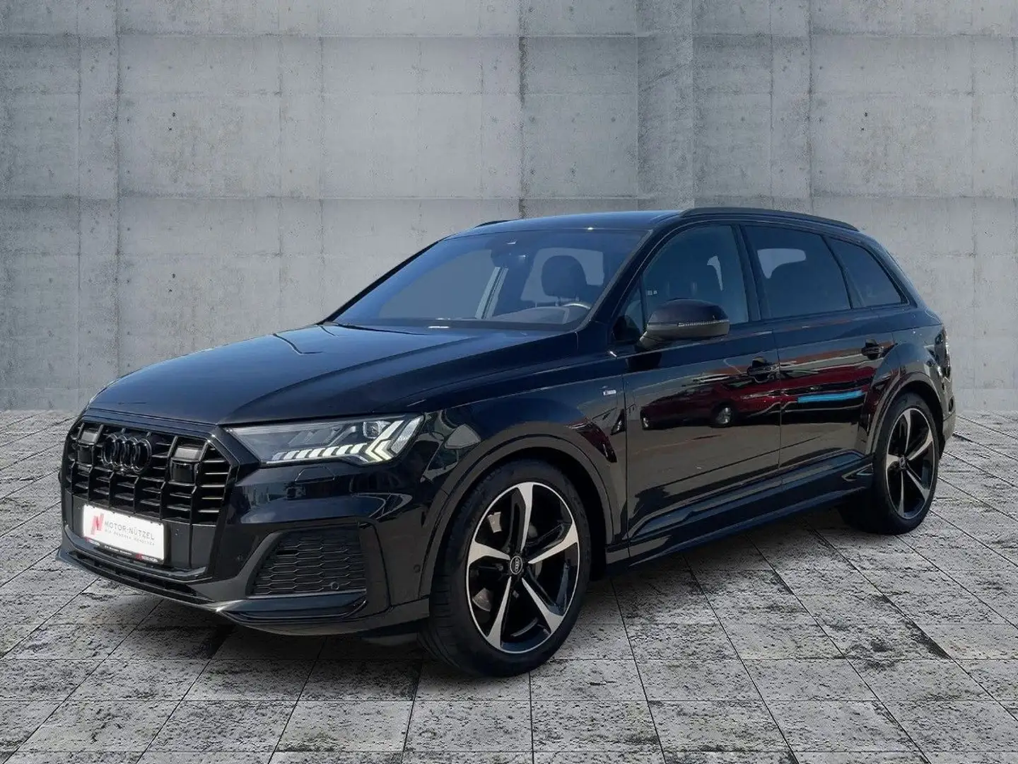 Audi Q7 50 TDI QU S-LINE MATRIX+NAVI+DVD+AIR+AHK+360° Noir - 2