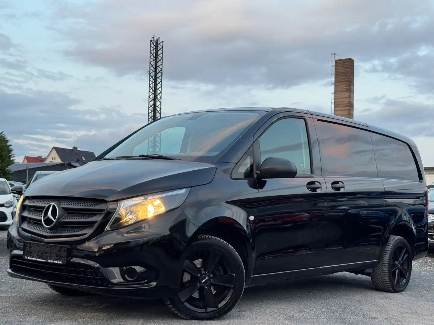 Mercedes-Benz Vito Kasten 116 CDIBT RWD lang/NAVI/EURO 6 Noir - 1