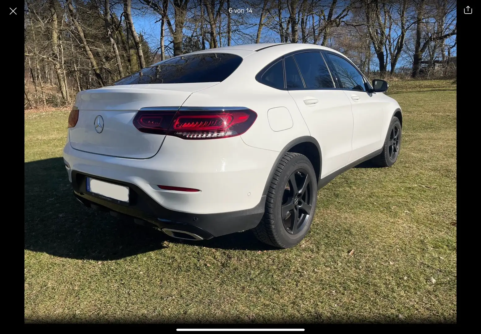 Mercedes-Benz GLC 220 Coupe Weiß - 2