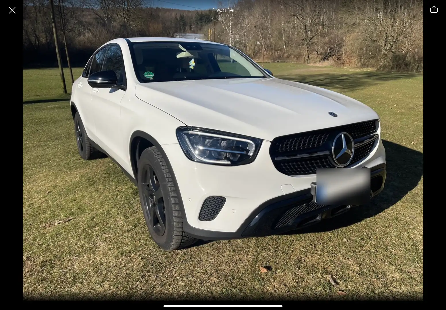 Mercedes-Benz GLC 220 Coupe Weiß - 1