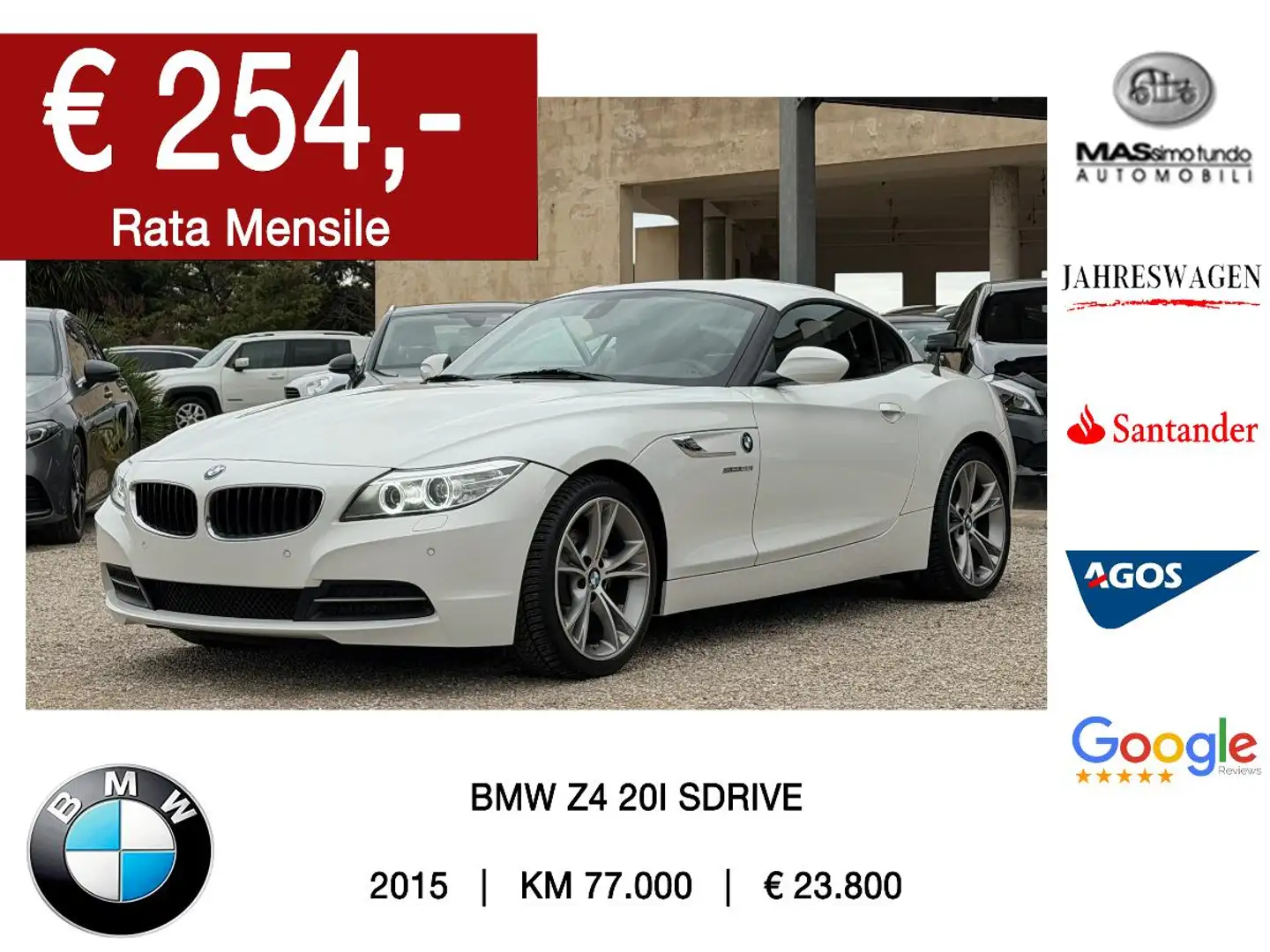 BMW Z4 sDrive20i Bianco - 1