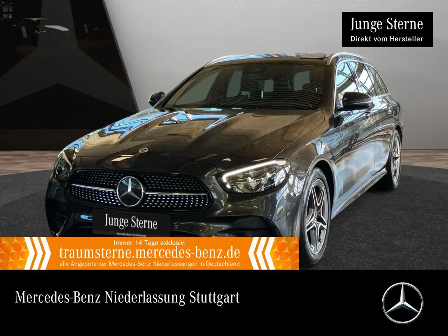 Mercedes-Benz E 200 T AMG+AHK+LED+KAMERA+SPUR+TOTW+9G Grau - 1