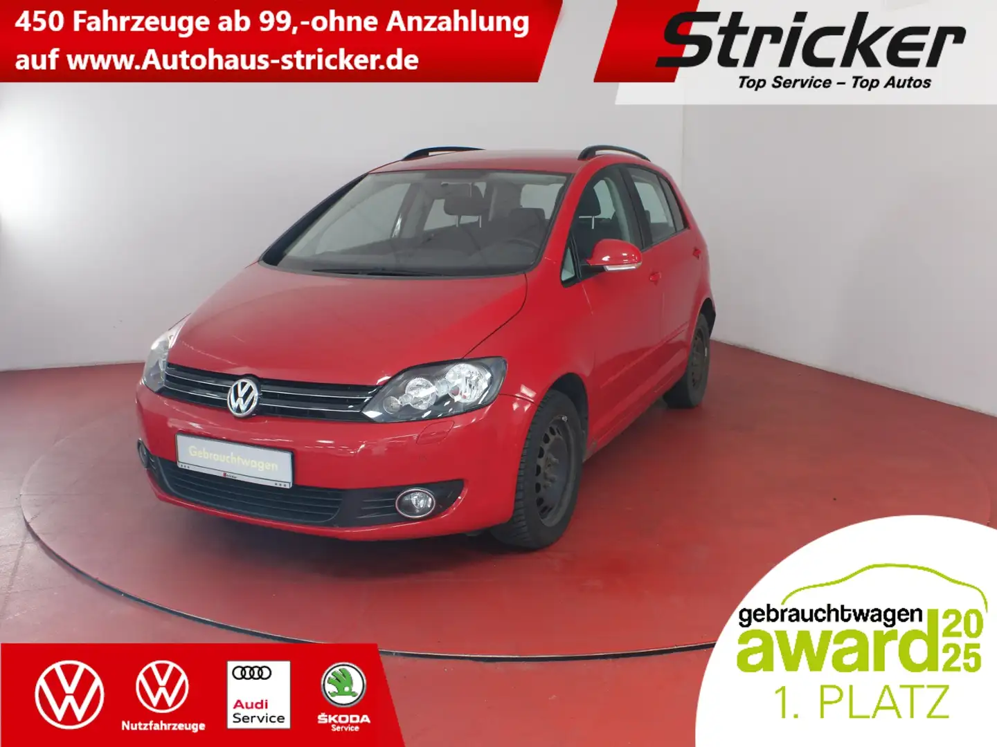 Volkswagen Golf Plus Comfortline  1.4TSI TÜV bis 01/26 ParkPilot AHK Rojo - 1