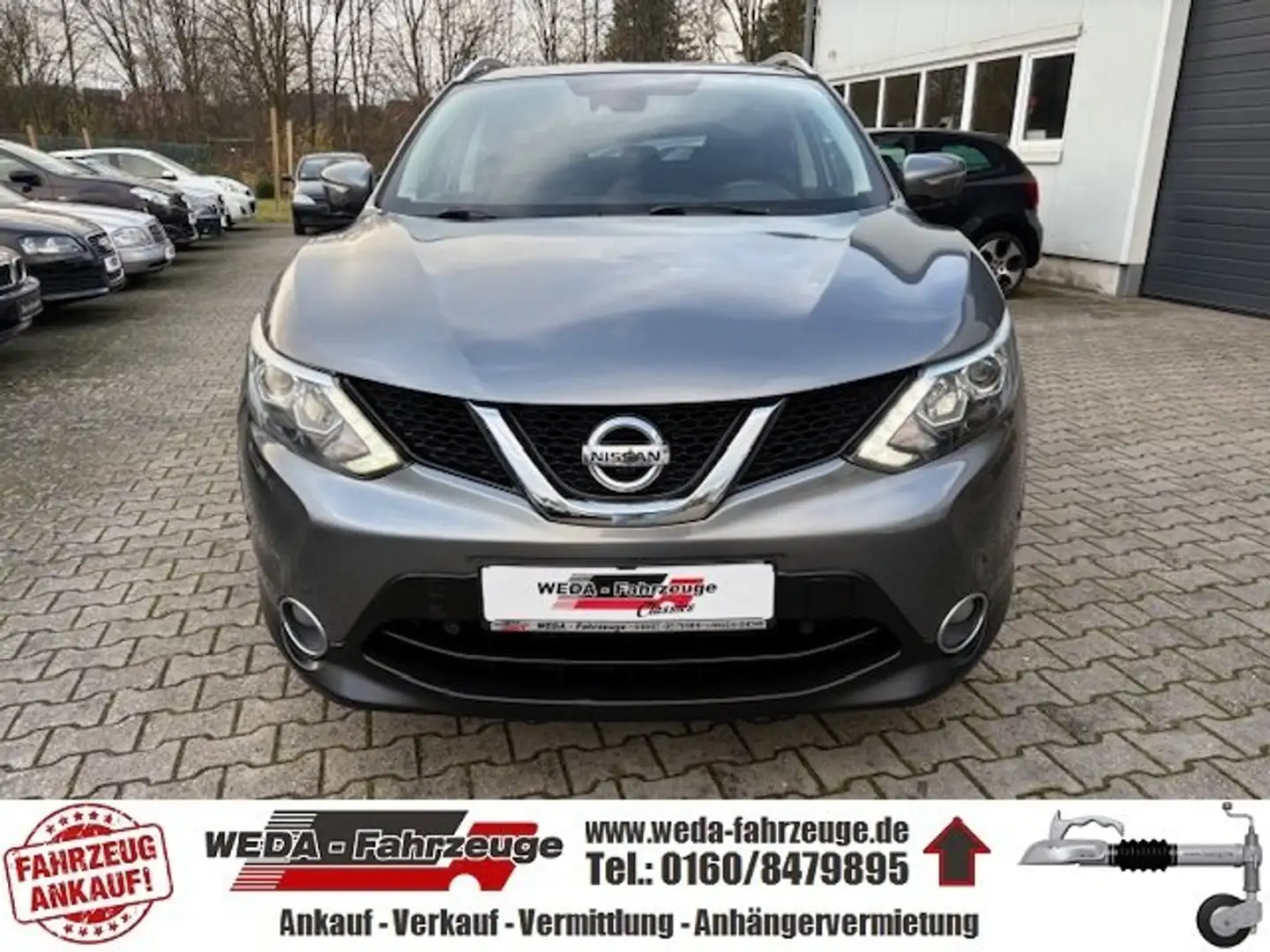 Nissan Qashqai Tekna - 1. Hand - Pano - LED - Leder - HU NEU Gris - 2