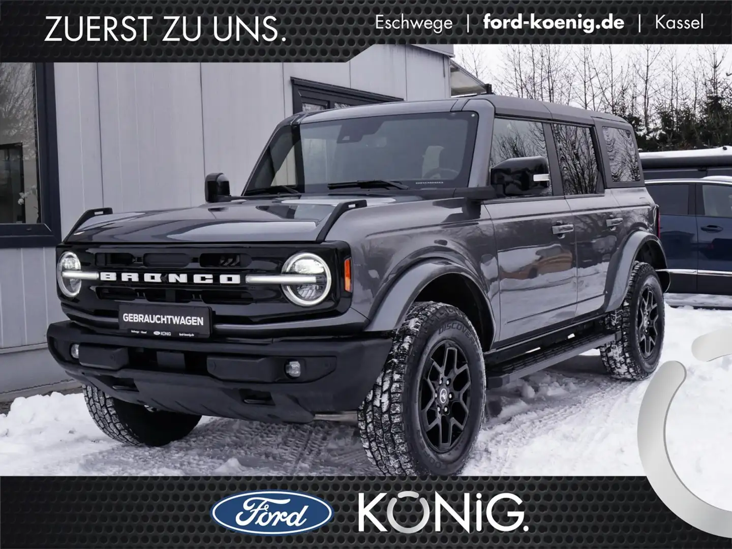 Ford Bronco Badlands Optik mit Anhängekupplung Klima Navi Gris - 1