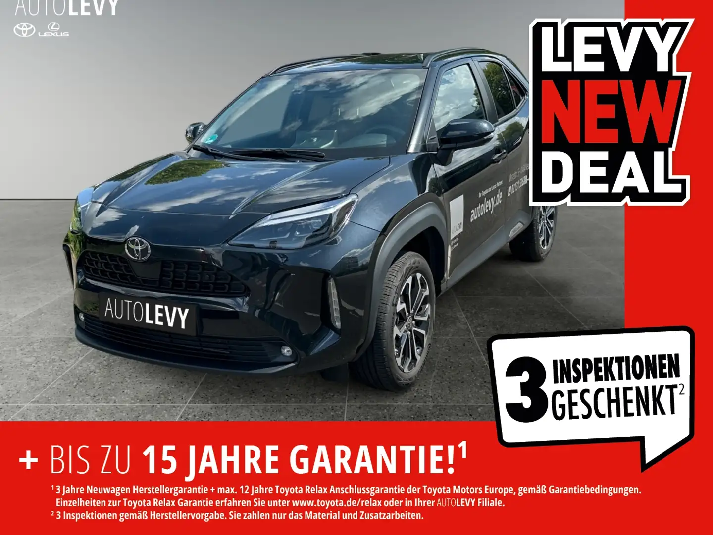 Toyota Yaris Cross 1.5 E FWD Teamplayer ACC AUT PDC Noir - 1