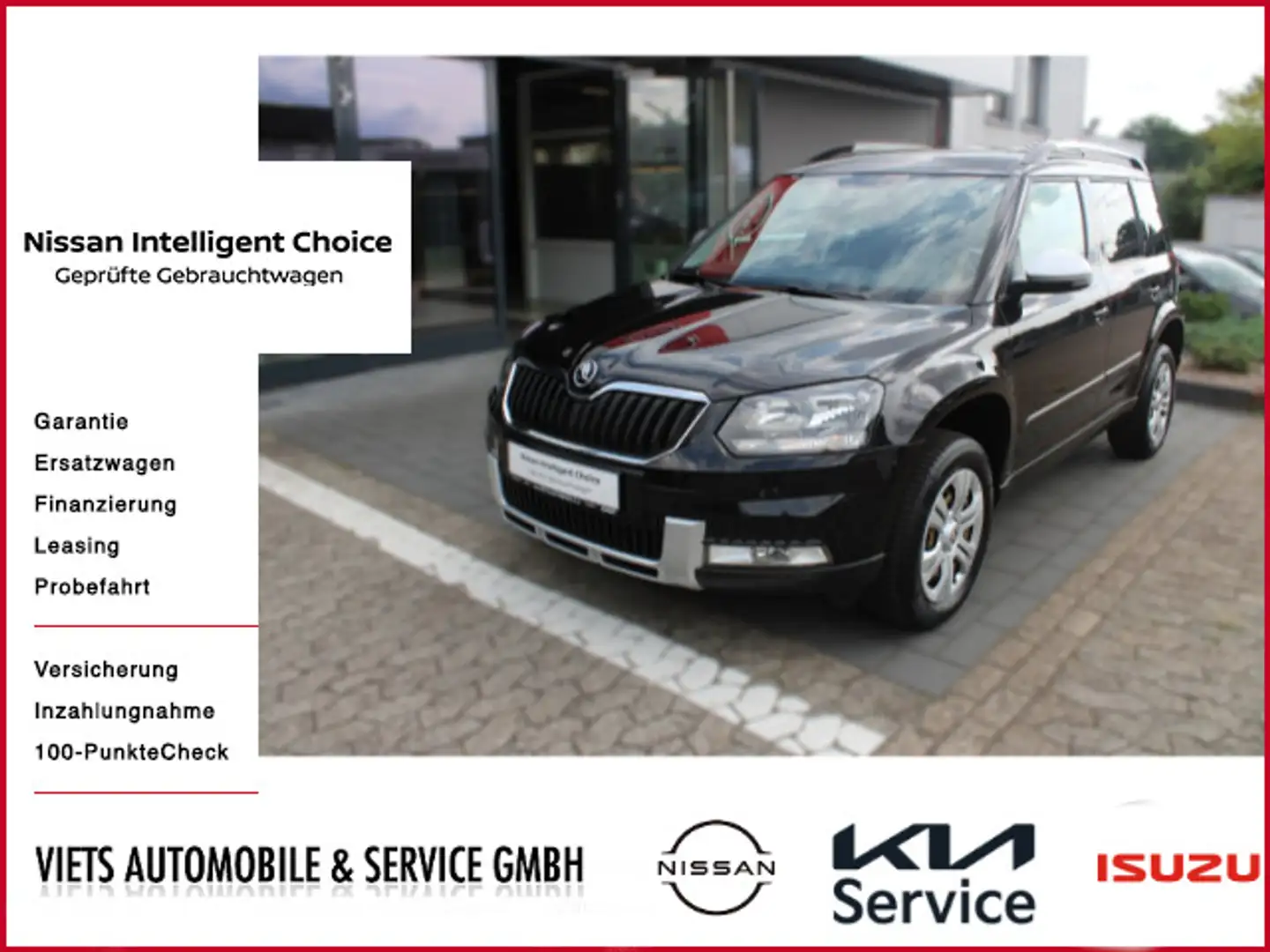 Skoda Yeti 1.2 TSI Active Outdoor Sitzheizung PDC AHK Schwarz - 1