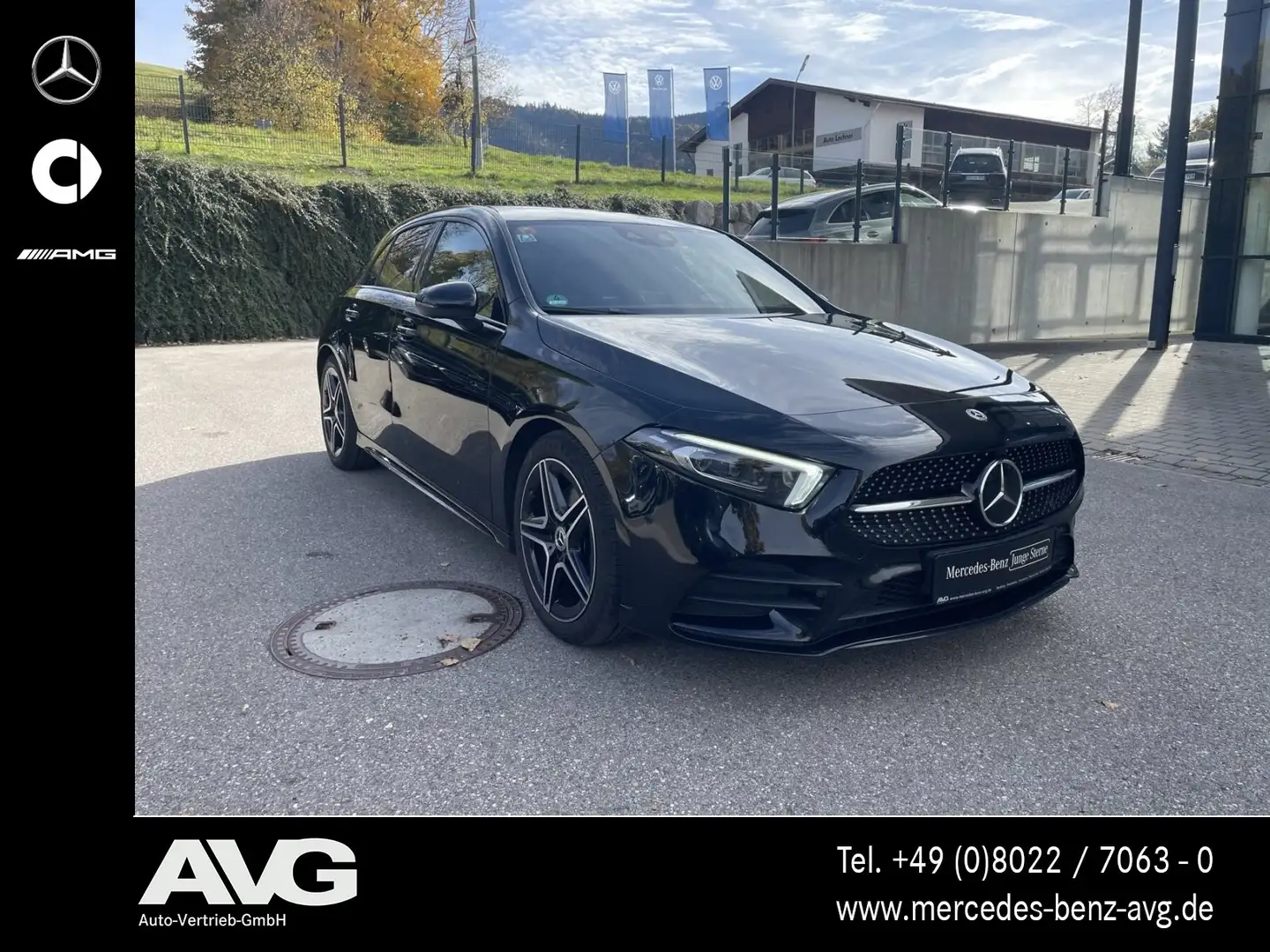 Mercedes-Benz A 220 A 220 d 4MATIC DIST|AMG|360°|NIGHT|STDHZG|AHK LED Zwart - 2