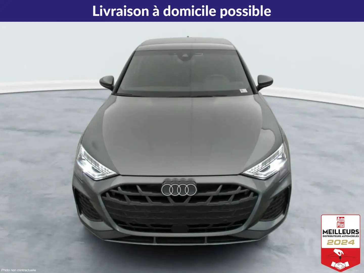 Audi A3 35 TFSI Mild Hybrid 150 S tronic 7 S Line Gris - 2