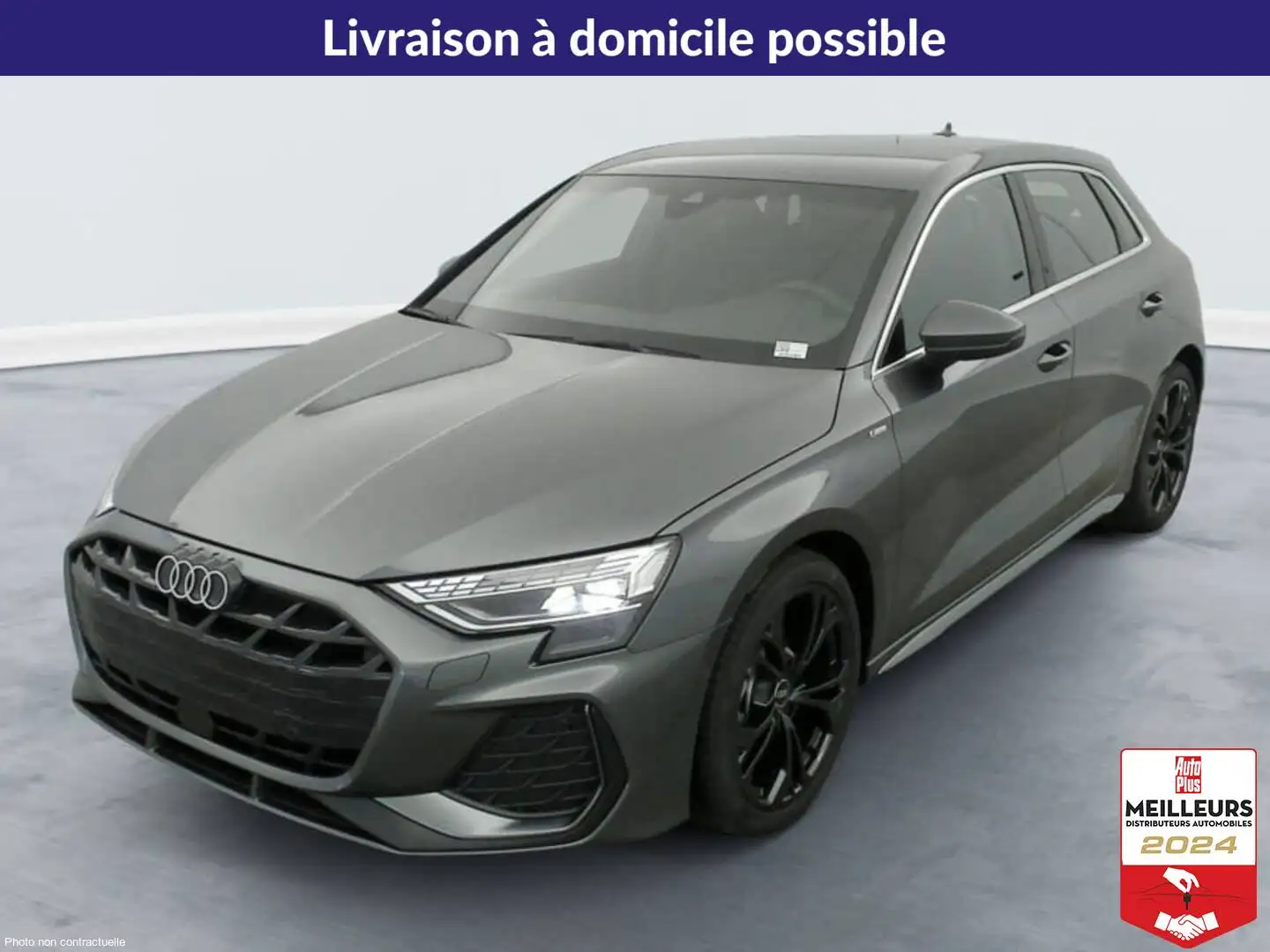 Audi A3 35 TFSI Mild Hybrid 150 S tronic 7 S Line Gris - 1