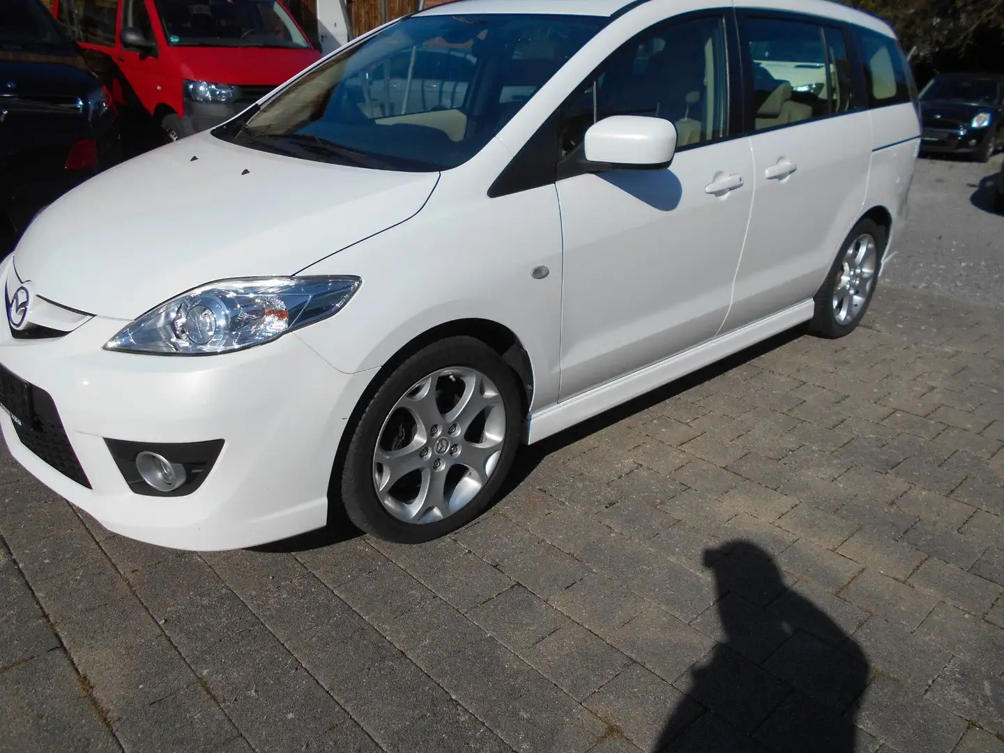 Mazda 5 Lim. 2.0 Active+ Leder 7. Sitzer, Getriebeprob Weiß - 1