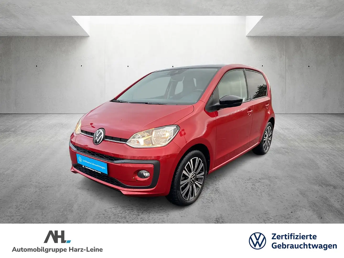 Volkswagen up! 1.0 Black Style Klima Tempomat PDC hinten RFK SHZ Rot - 1