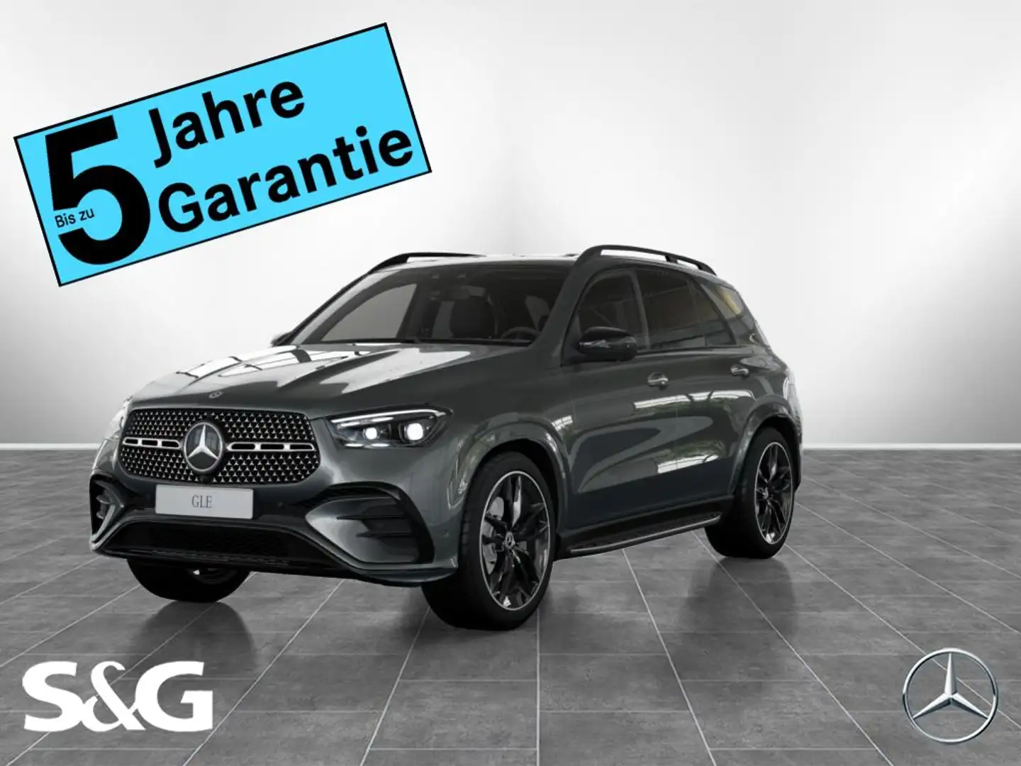 Mercedes-Benz GLE 350 de 4M AMG Distro+360°+M-LED+AHK+Pano+HUD Grau - 1