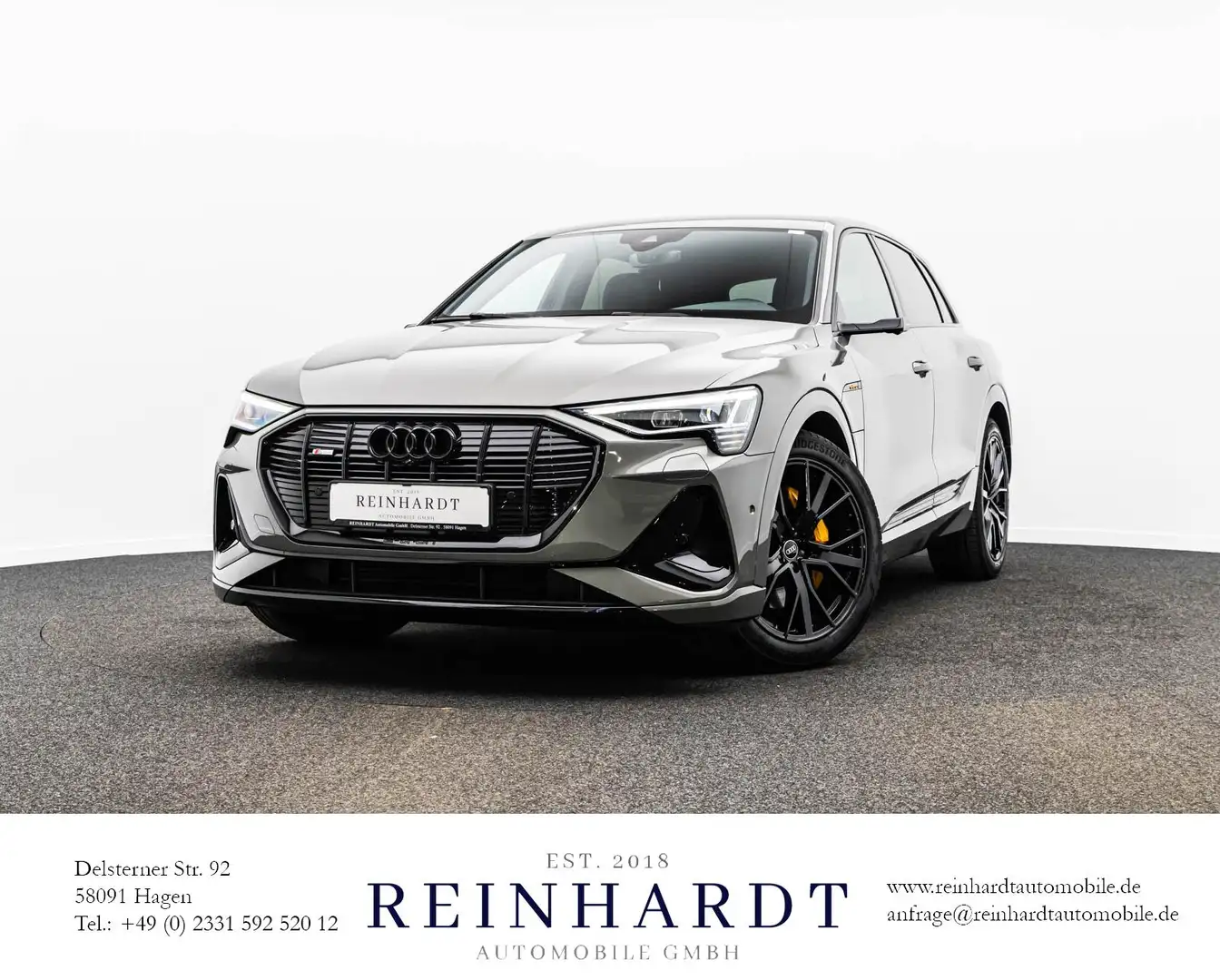 Audi e-tron 55 2x S LINE BLACK-EDITION B&O/SIDE/360° Gris - 1