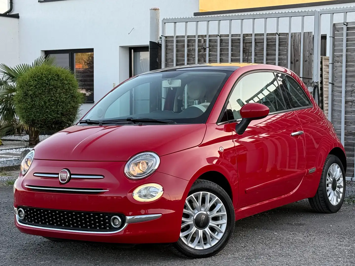 Fiat 500 1.2i *GARANTIE 1 AN*TOIT PANORAMIQUE* Rood - 1
