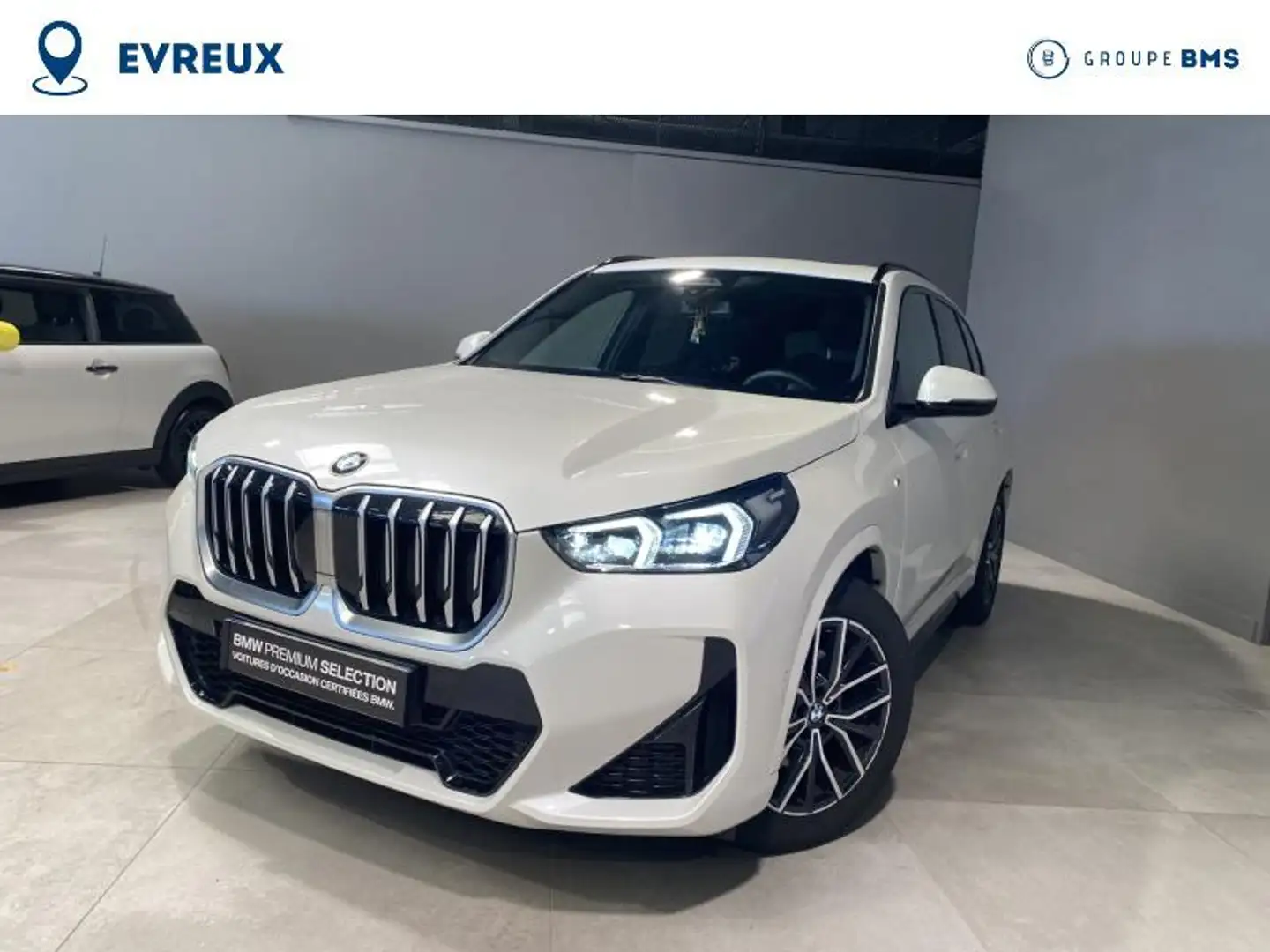 BMW X1 sDrive18d 150ch M Sport Blanc - 1