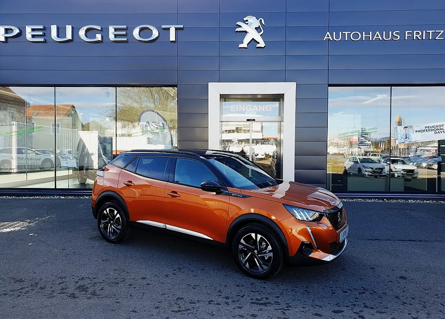 Peugeot 2008 PureTech 130 S&S GT Line EAT8 "inkl. Winterräde... Orange - 2