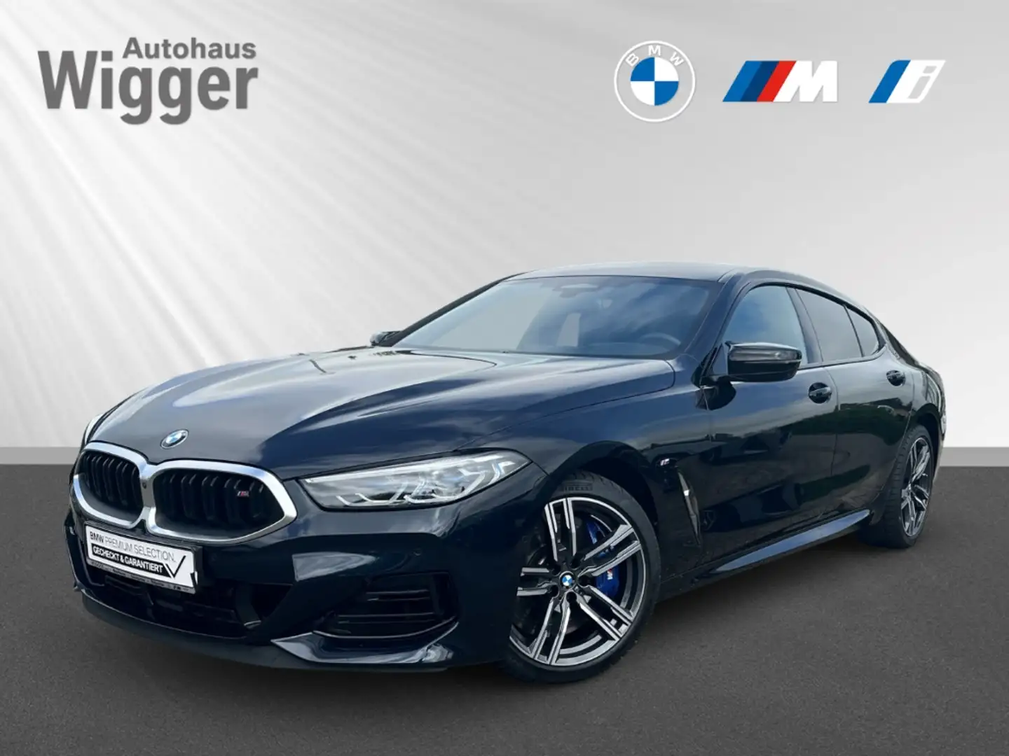 BMW M850 i Gran Coupe/HUD/Navi/Leder/HarmanKardon Zwart - 1