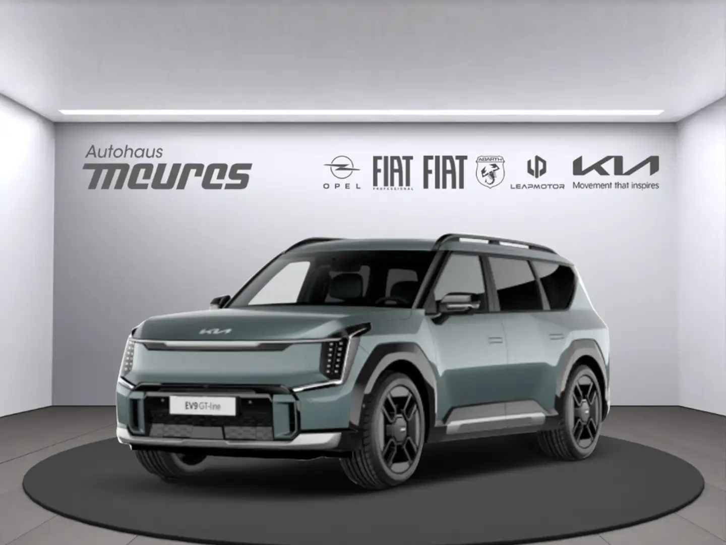 Kia EV9 GTL AWD 7-Sitzer El. Panodach Massagesitze El. Hec Grün - 1