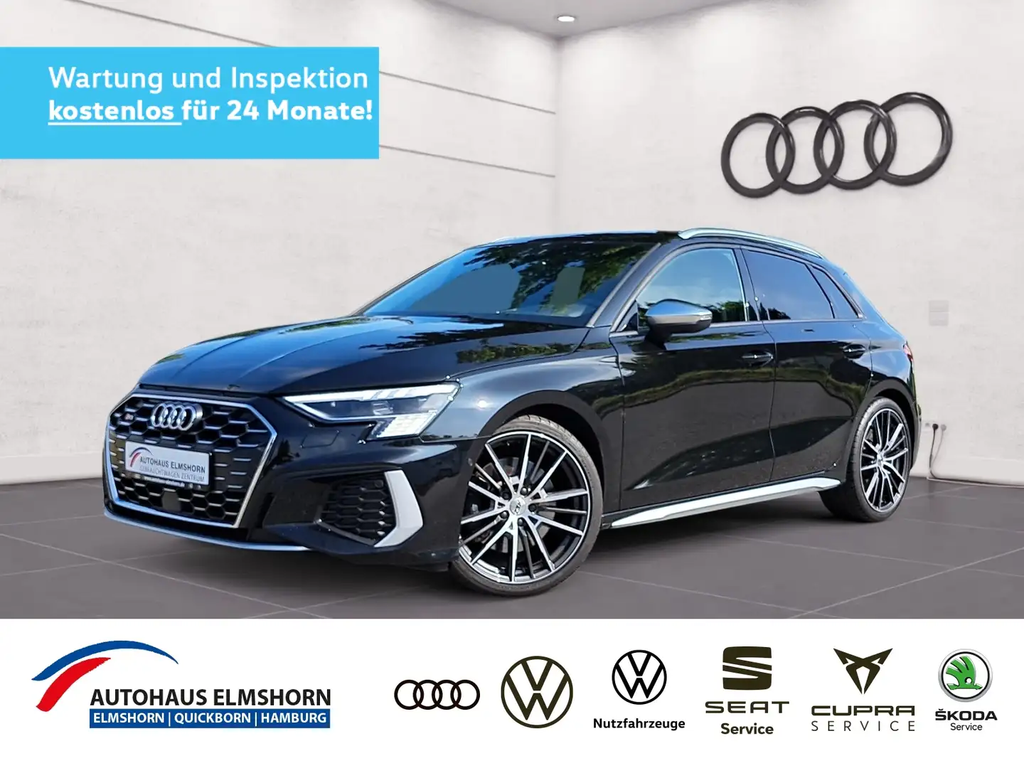 Audi S3 Sportback TFSI S tronic NAV MATRIX B&O KAM HEAD 1 Schwarz - 1
