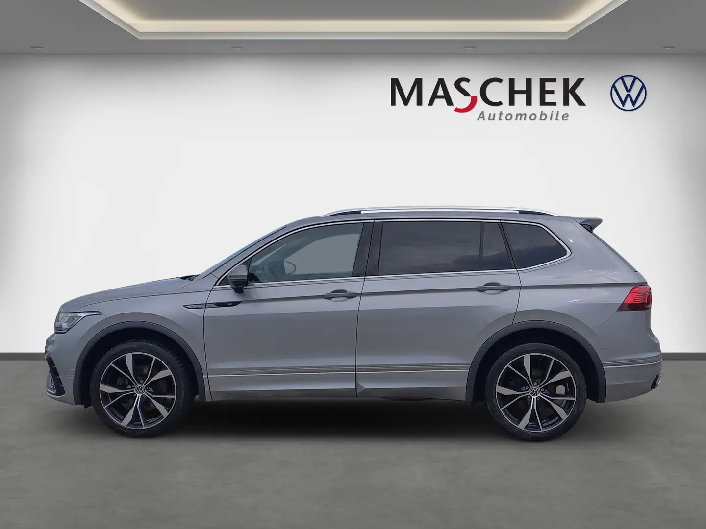 Volkswagen Tiguan Allspace R-Line 2.0 TDI 4M DSG AHK Standh Pano DCC Area Vie Silber - 2