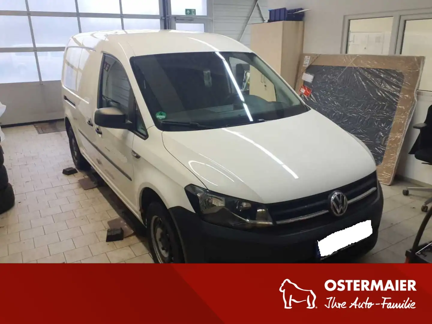 Volkswagen Caddy Maxi Commerce KASTEN 2.0TDI 102PS PDC.SHZ.KLIMA Weiß - 1