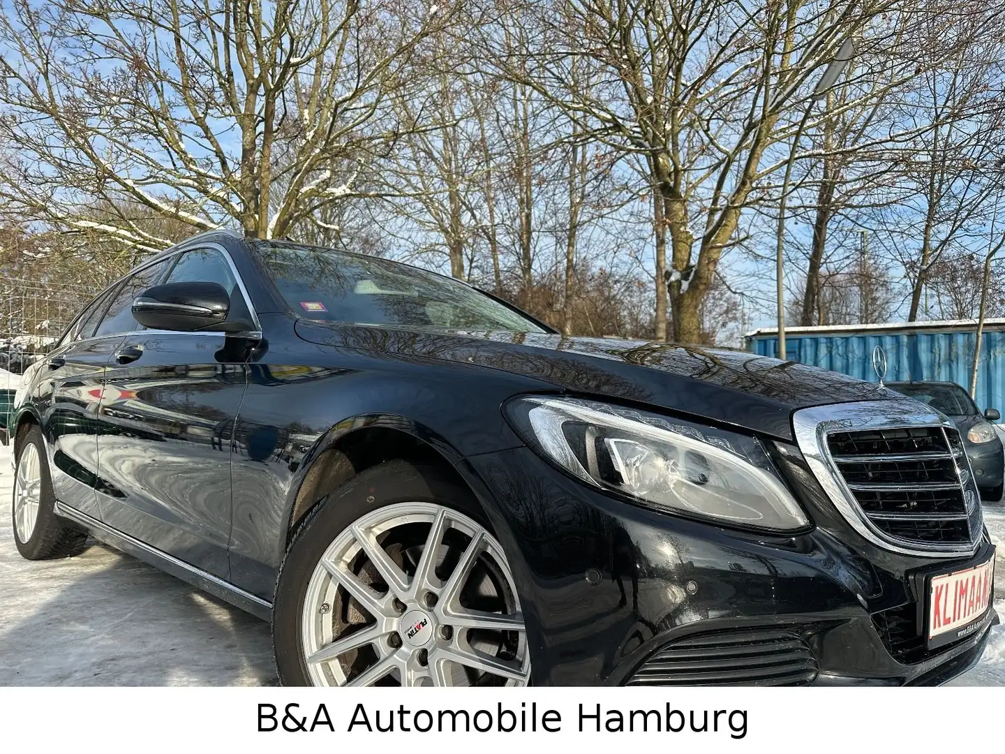 Mercedes-Benz C 180 T-Modell 2 Hand+Pano-Dach+Navi Noir - 1