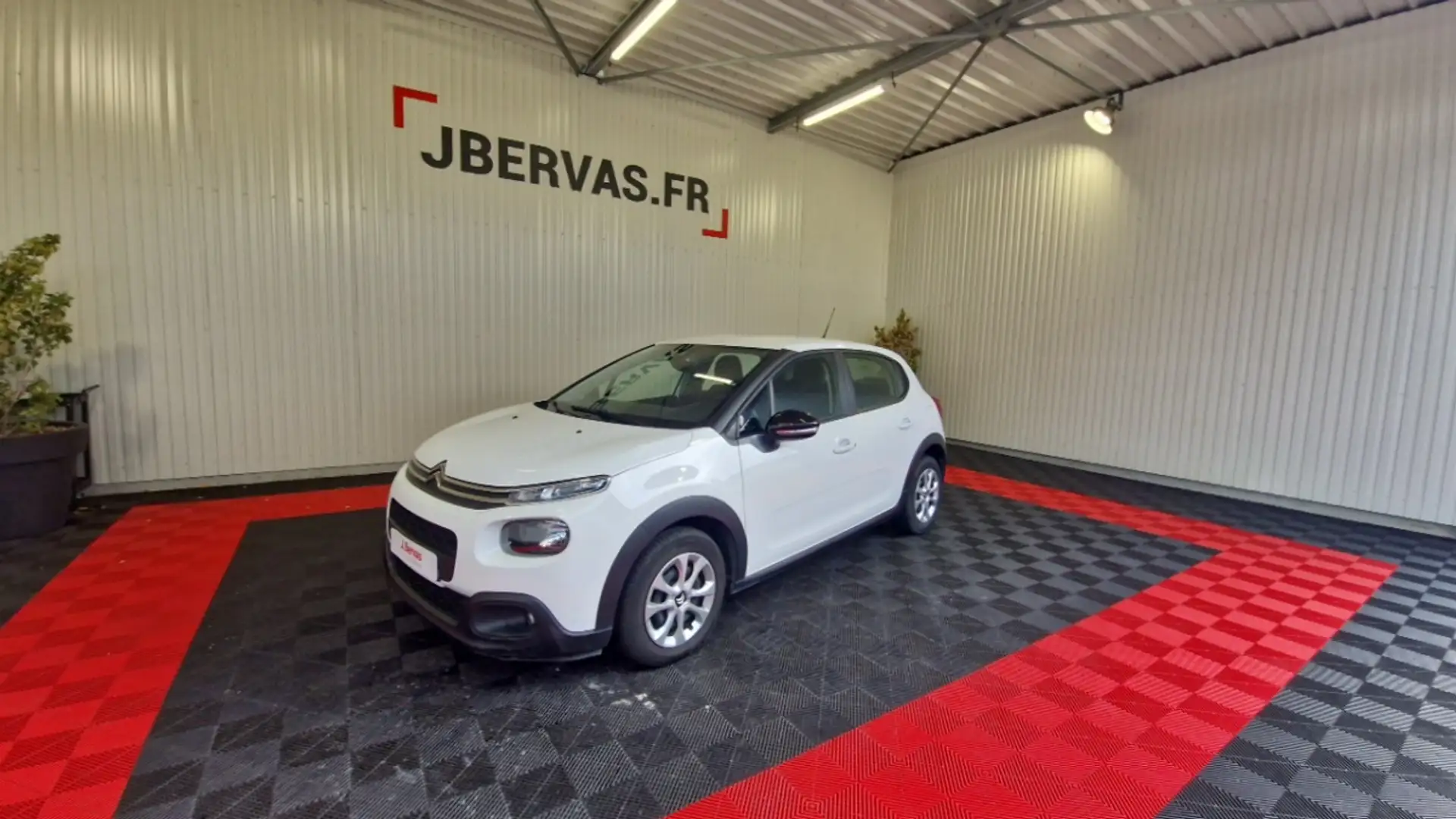 Citroen C3 SOCIETE BLUEHDI 100 SS FEEL Blanc - 1