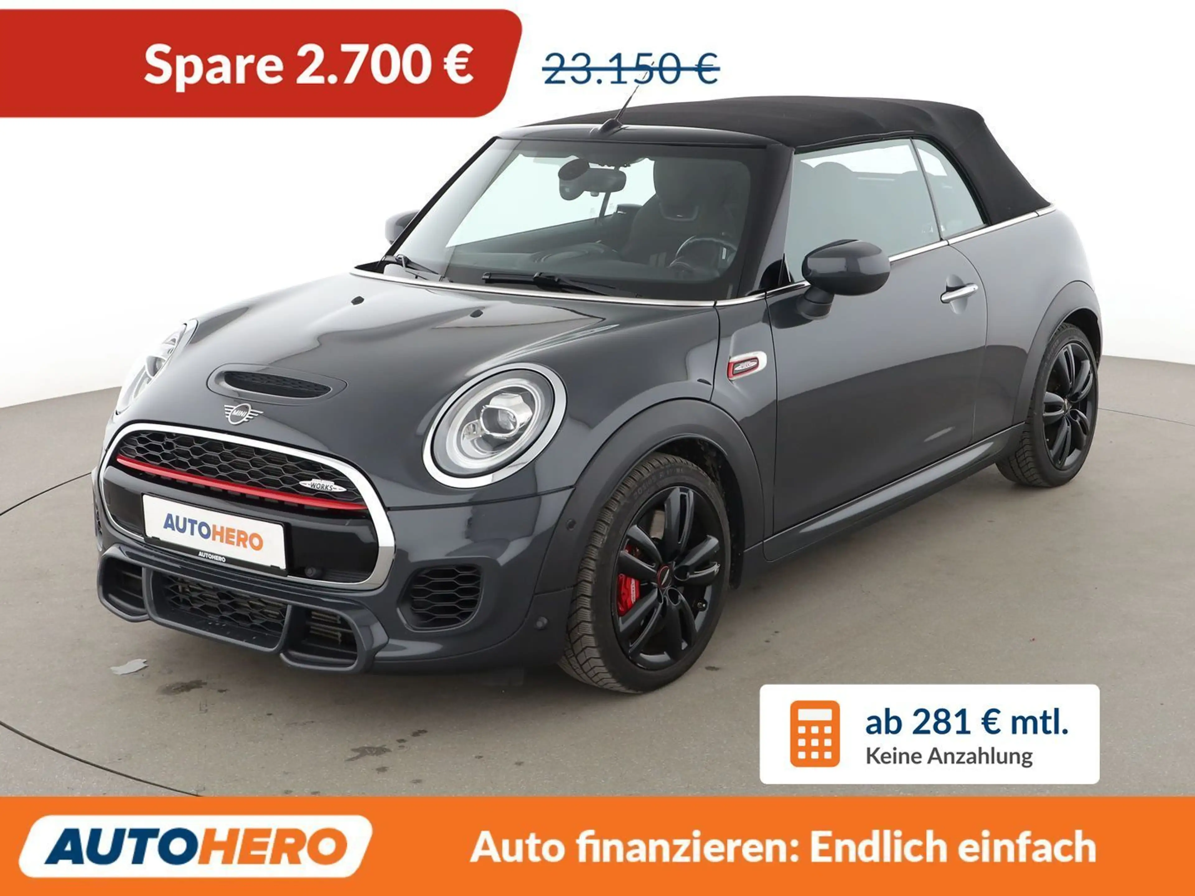 MINI John Cooper Works Cabrio John Cooper Works Aut.*NAV*TEMPO*CAM*PDC*SHZ*ALU*