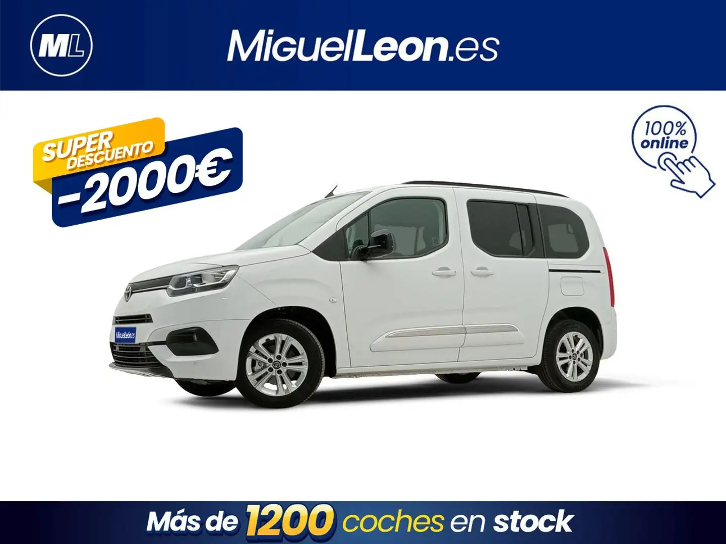 Toyota 1.2 81kW (110CV) Family Active L1 Blanco - 1