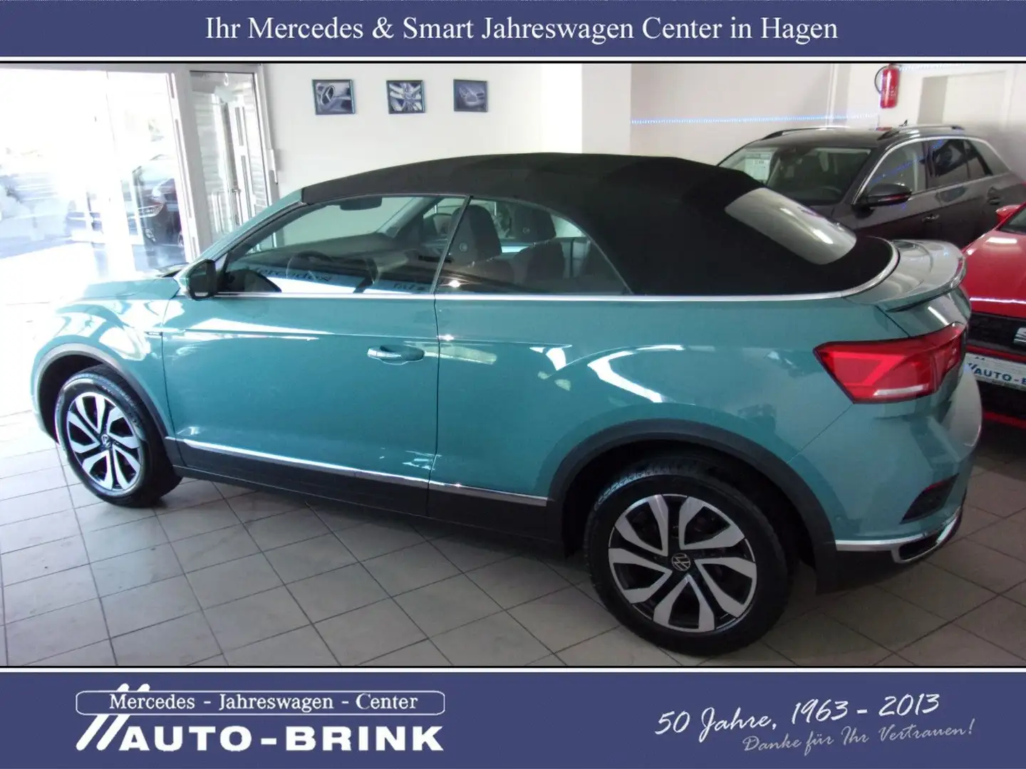 Volkswagen T-Roc Cabrio Active akt.PTS/RFK/APP/WR+SR Grün - 2
