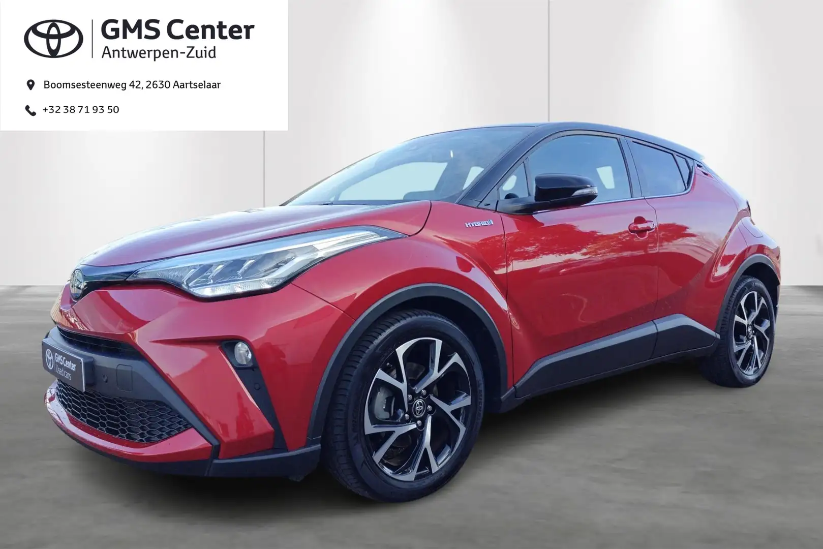 Toyota C-HR 1.8 VVT i-Hybrid C-Lub E-CVT - incl 2 jaar KARE Rood - 1