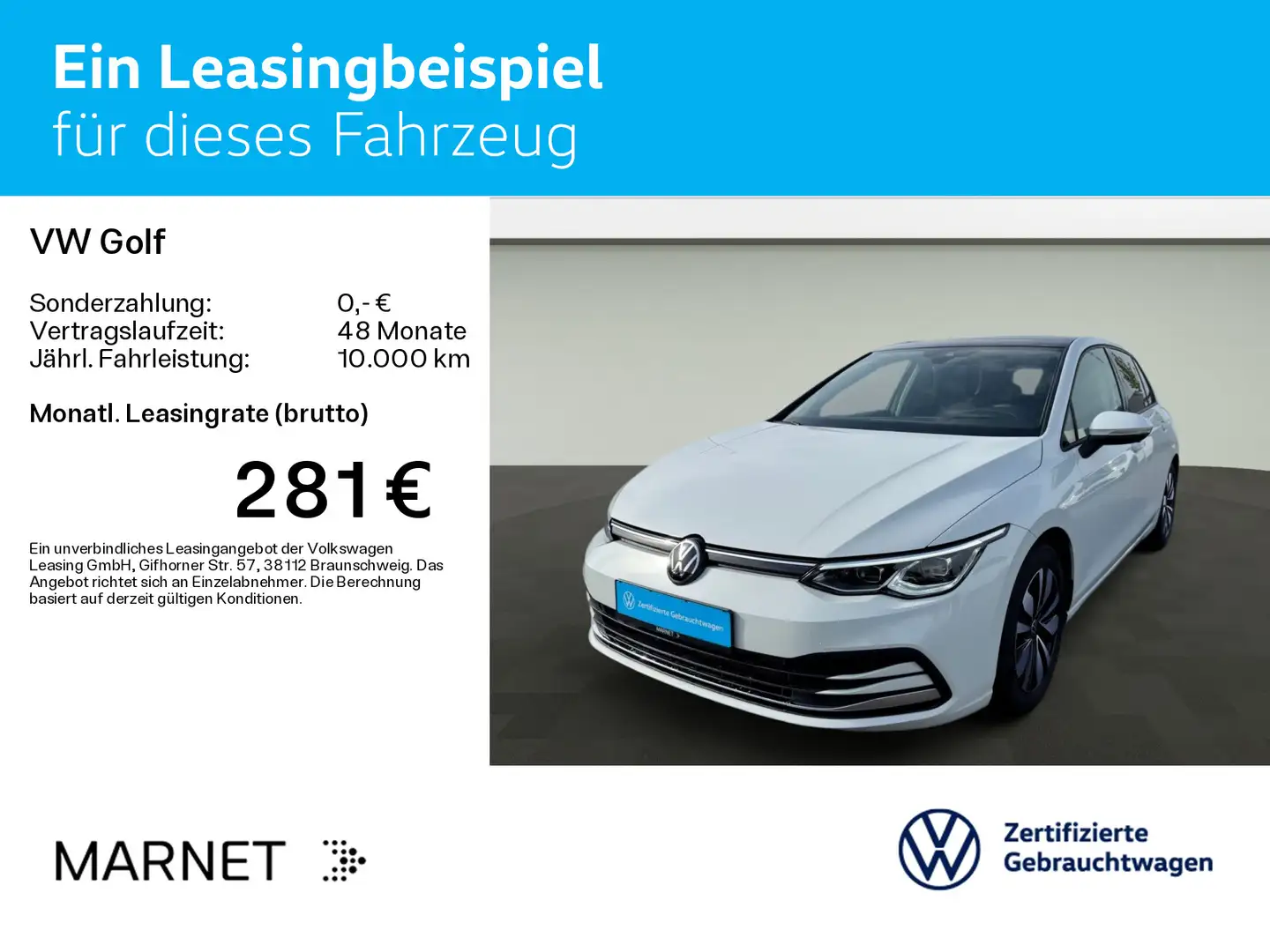 Volkswagen Golf VIII 2.0 TDI DSGMOVE*PANO*AHK*KAM*LED*Keyle Blanco - 2